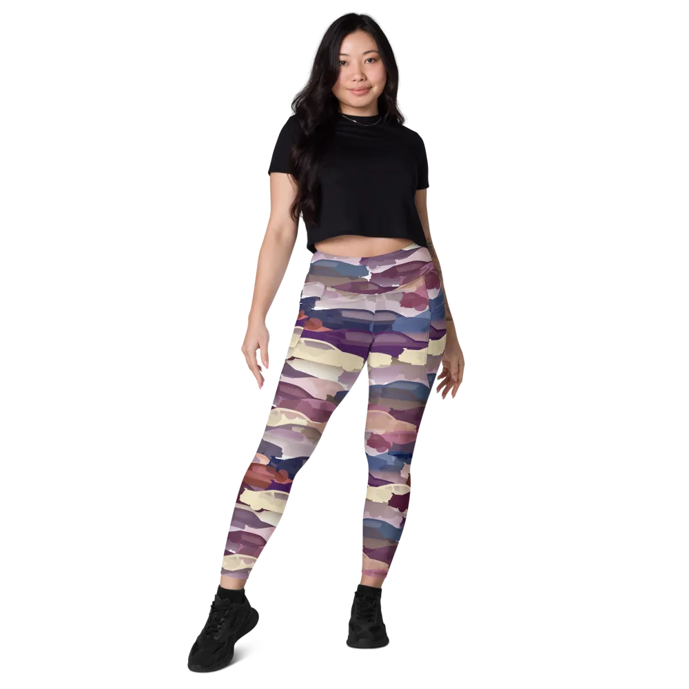 Chromatic Traffic on Leggings with Pockets — Front