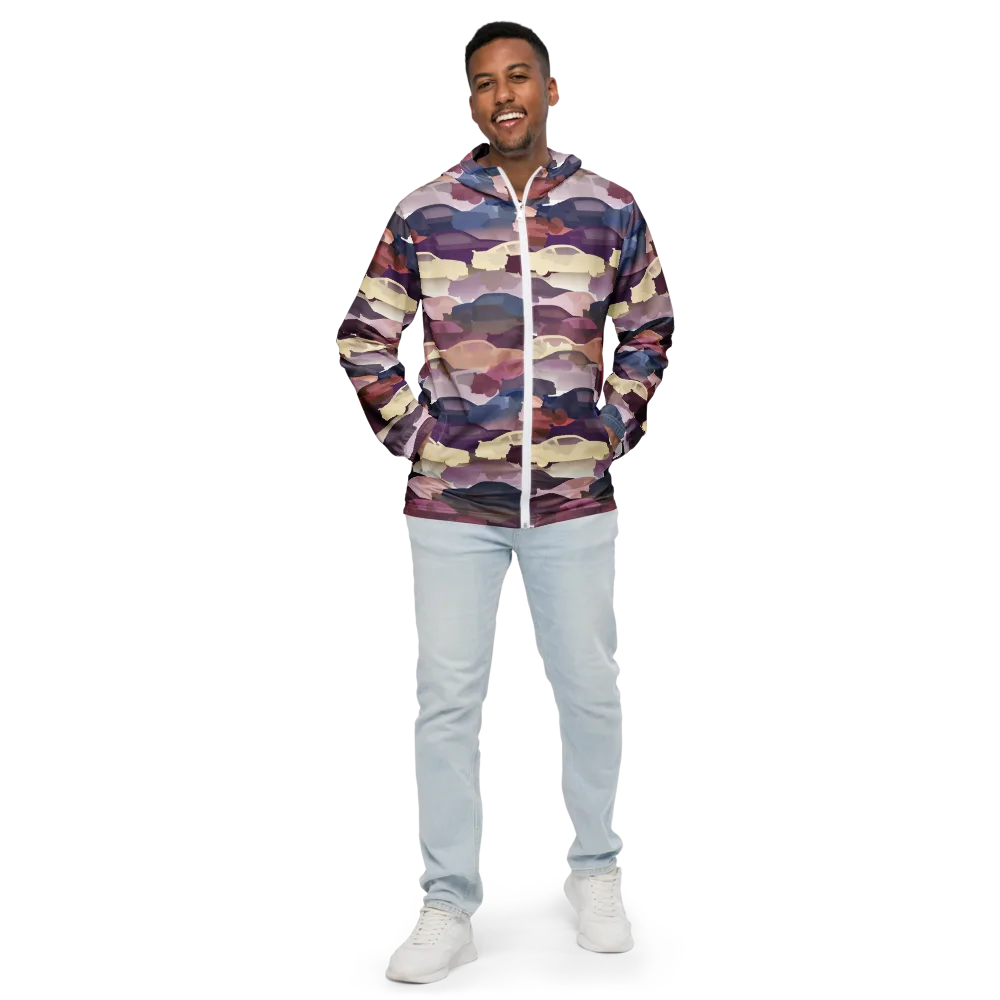Chromatic Traffic on Men's Windbreaker — Front