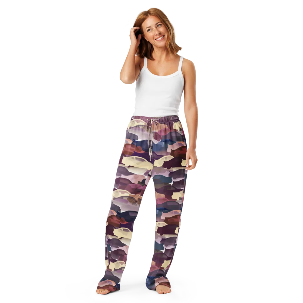Chromatic Traffic on Women's Pajama Pants — Front