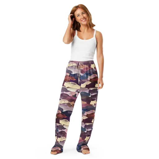 Chromatic Traffic on a Women's Pajama Pants