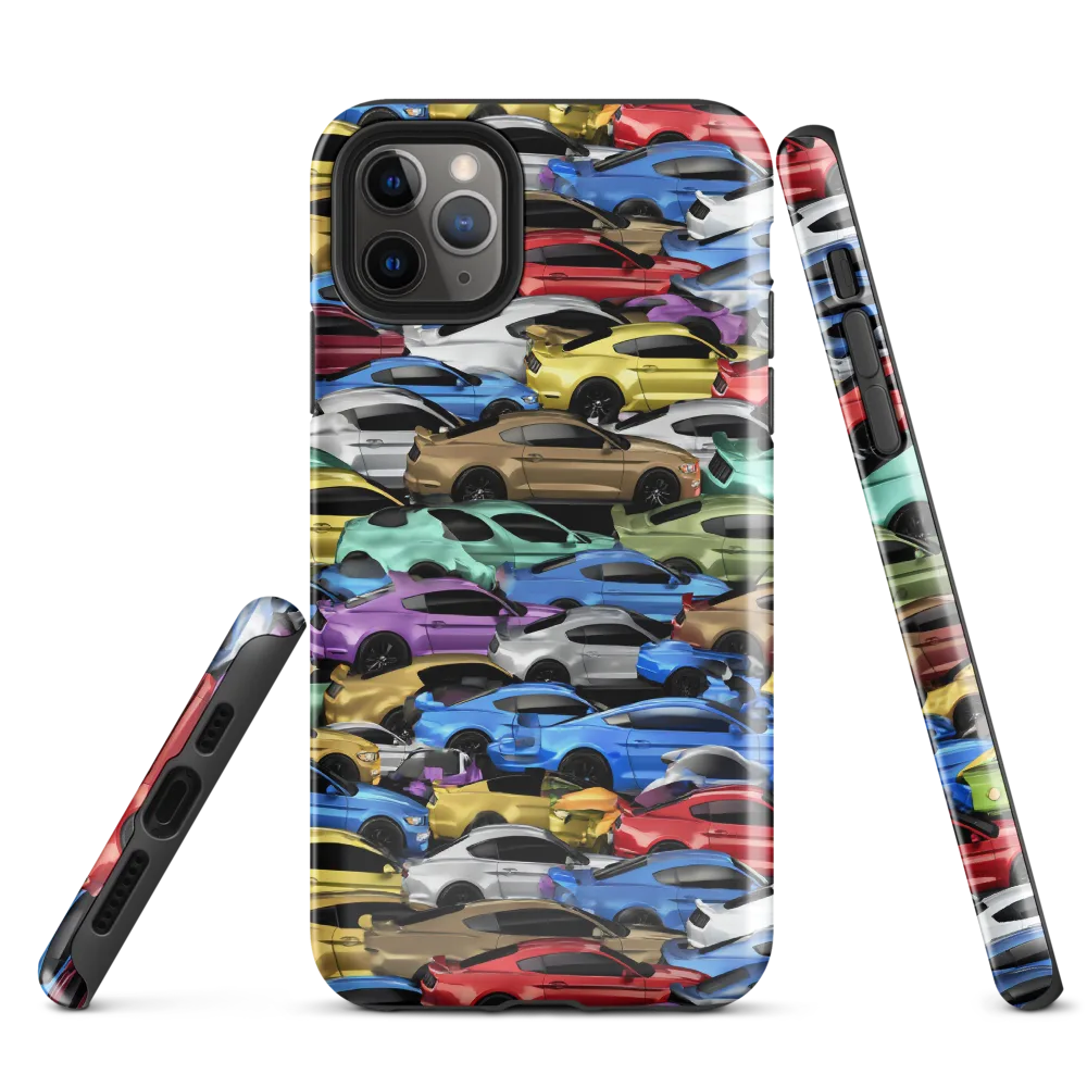 Neon Motorpool on Tough Case for iPhone® — Front