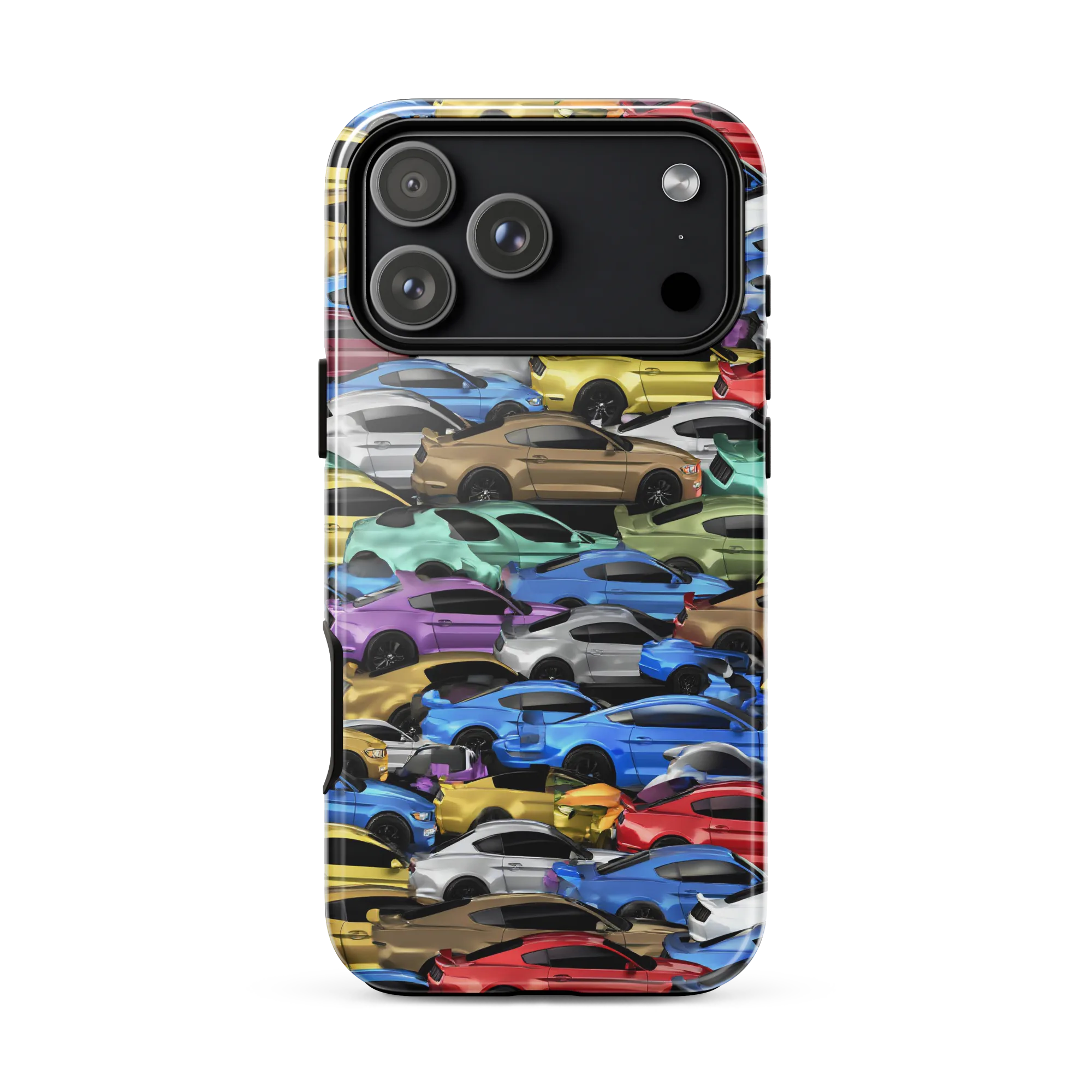 Neon Motorpool on Tough Case for iPhone® — Front