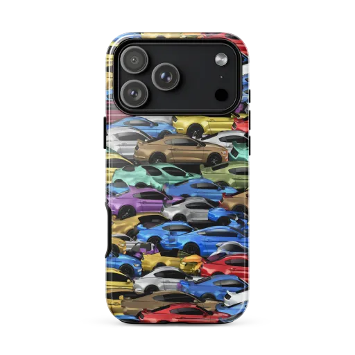 Neon Motorpool on a Tough Case for iPhone®