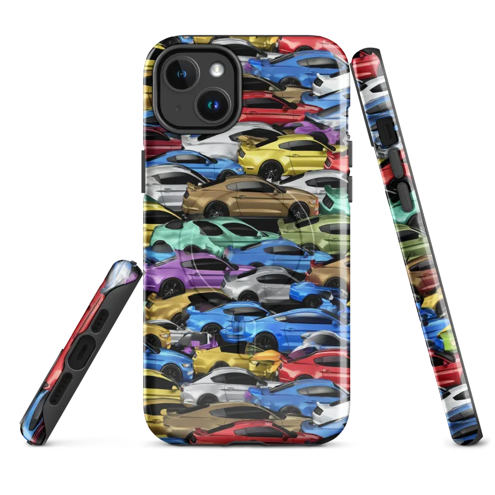 Neon Motorpool on MagSafe Tough Case for iPhone® — Front