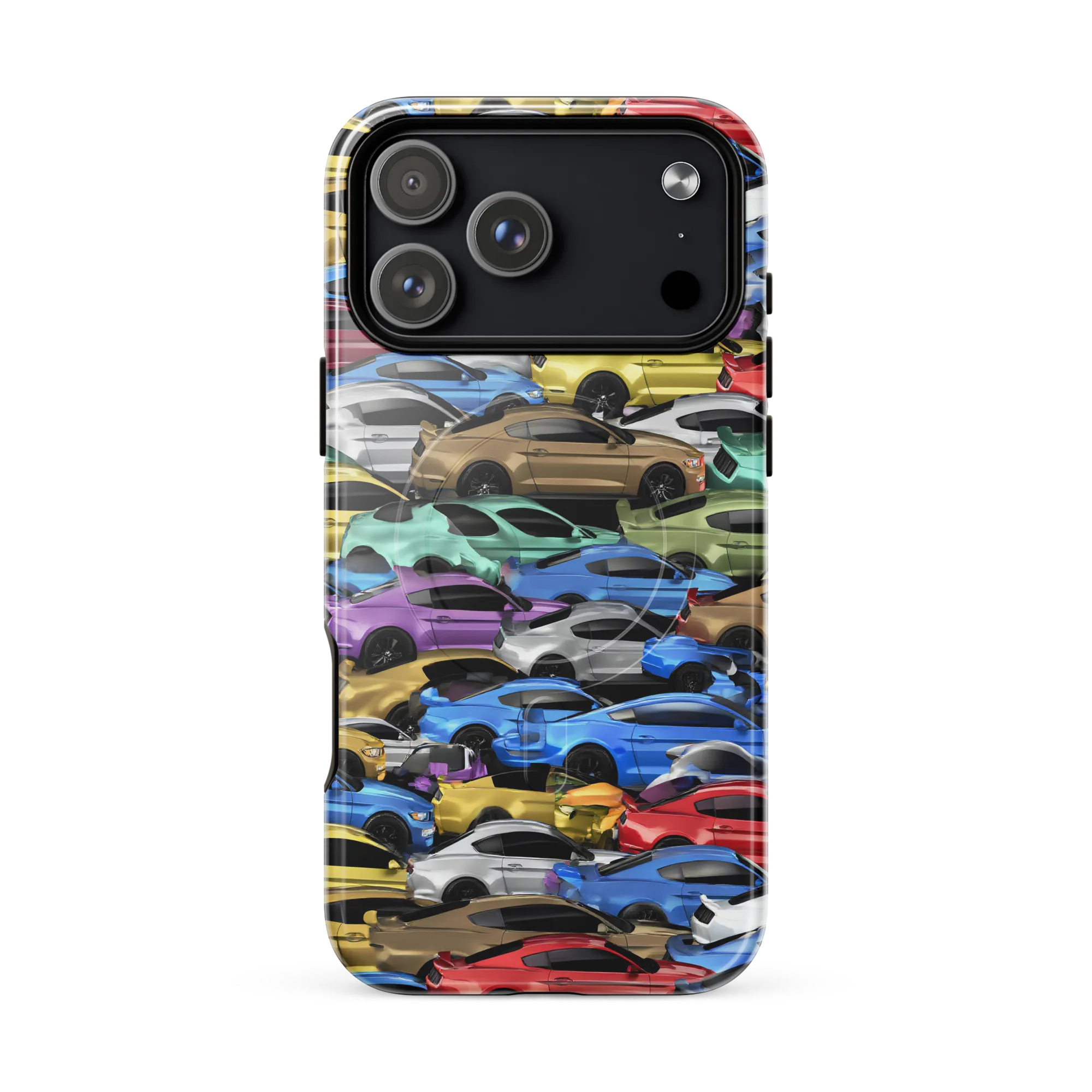 Neon Motorpool on MagSafe Tough Case for iPhone® — Front