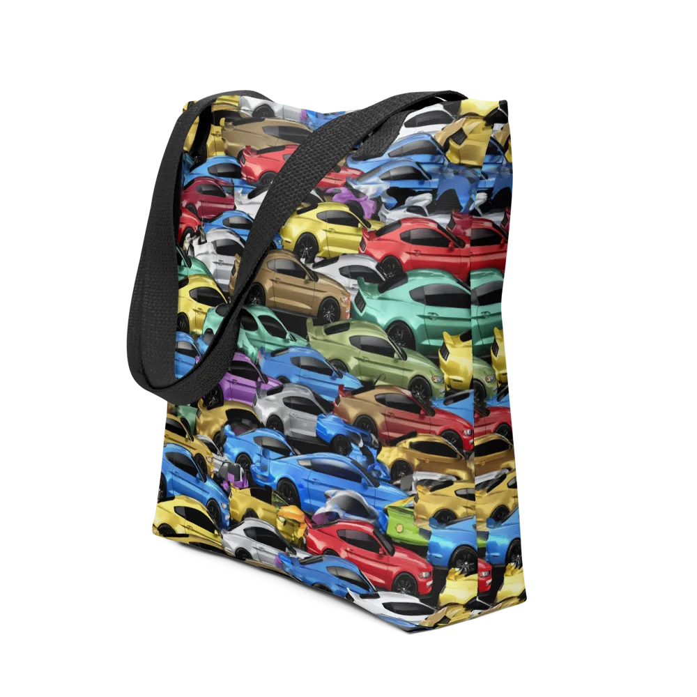Neon Motorpool on Tote Bag — Front