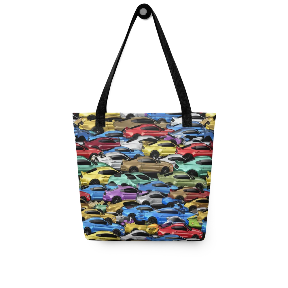 Neon Motorpool on Tote Bag — Front