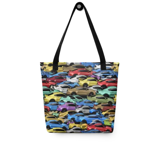 Neon Motorpool on a Tote Bag