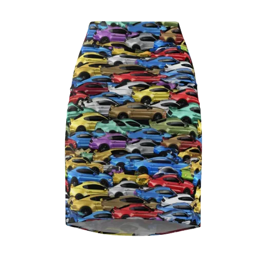 Neon Motorpool on a Pencil Skirt