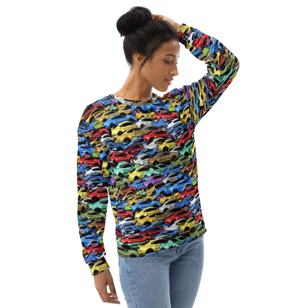 Neon Motorpool on Sweatshirt — Right Front