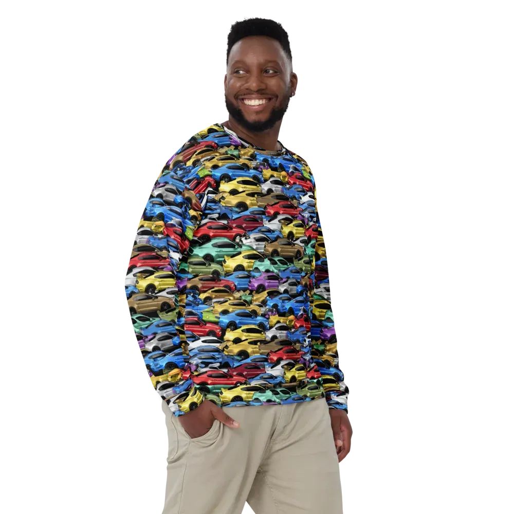Neon Motorpool on Sweatshirt — Front