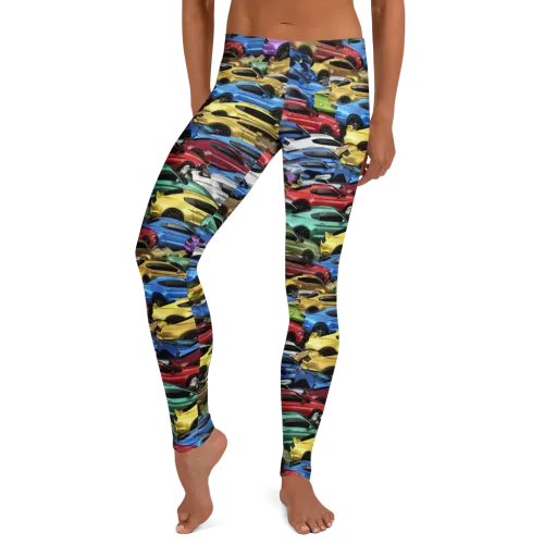 Neon Motorpool on a Leggings