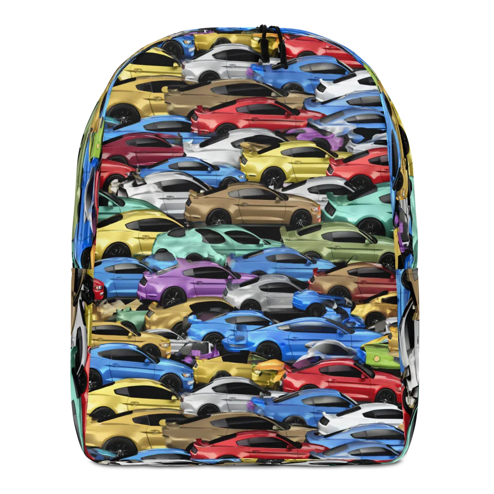 Neon Motorpool on Minimalist Backpack — Front