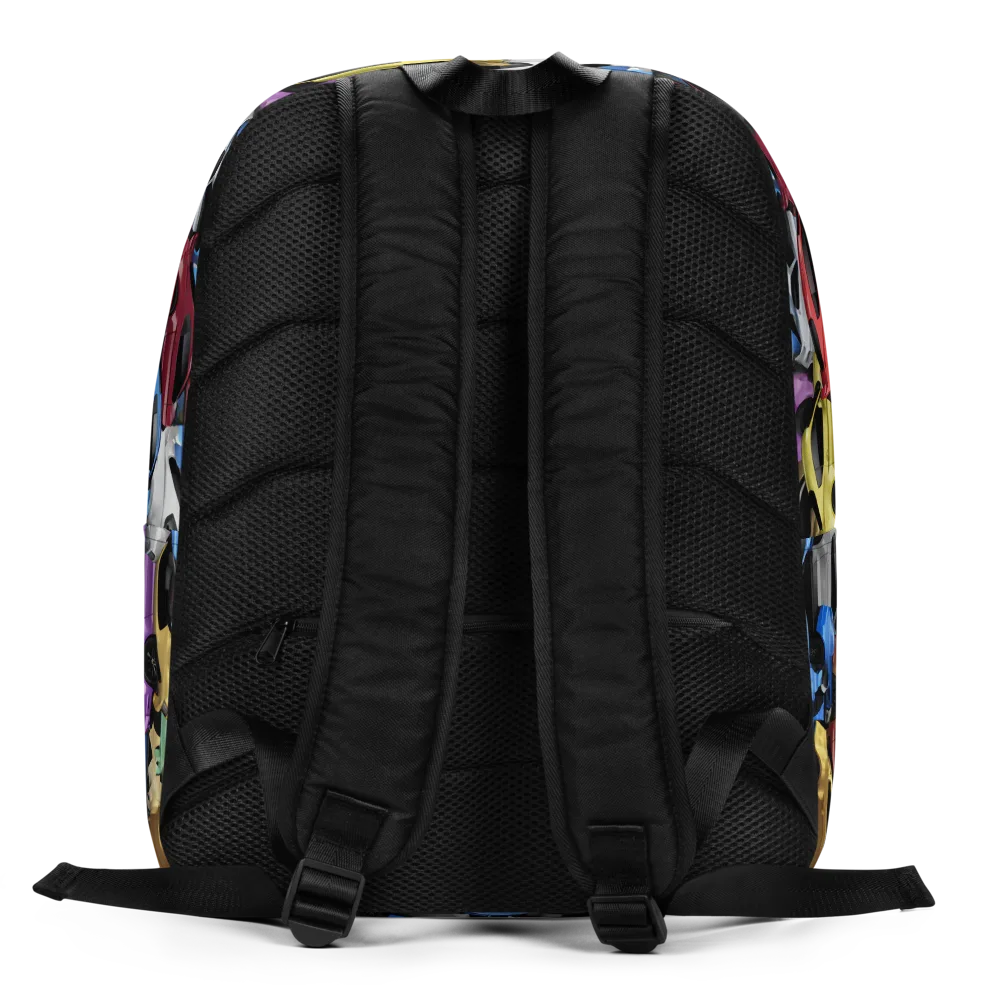 Neon Motorpool on Minimalist Backpack — Back
