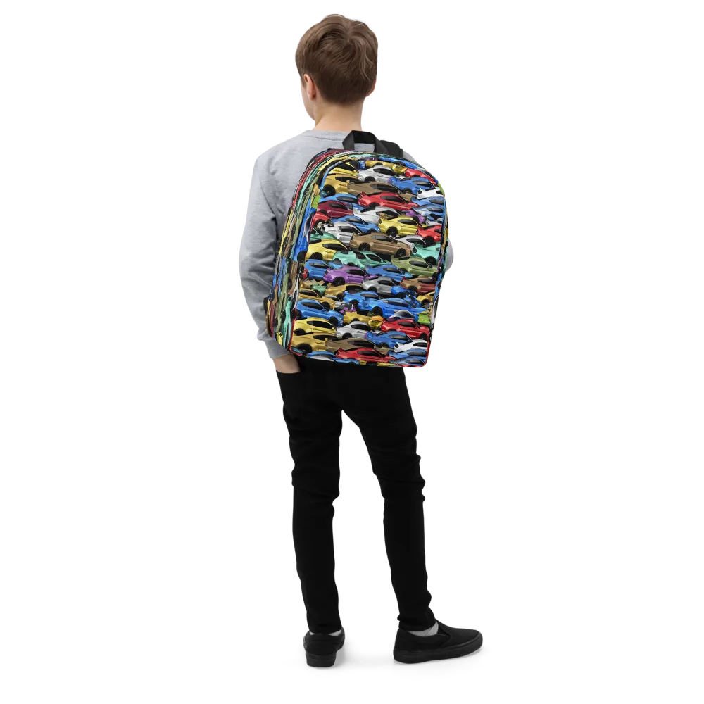 Neon Motorpool on Minimalist Backpack — Right Front