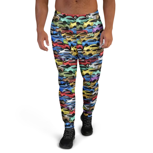 Neon Motorpool on a Men's Joggers