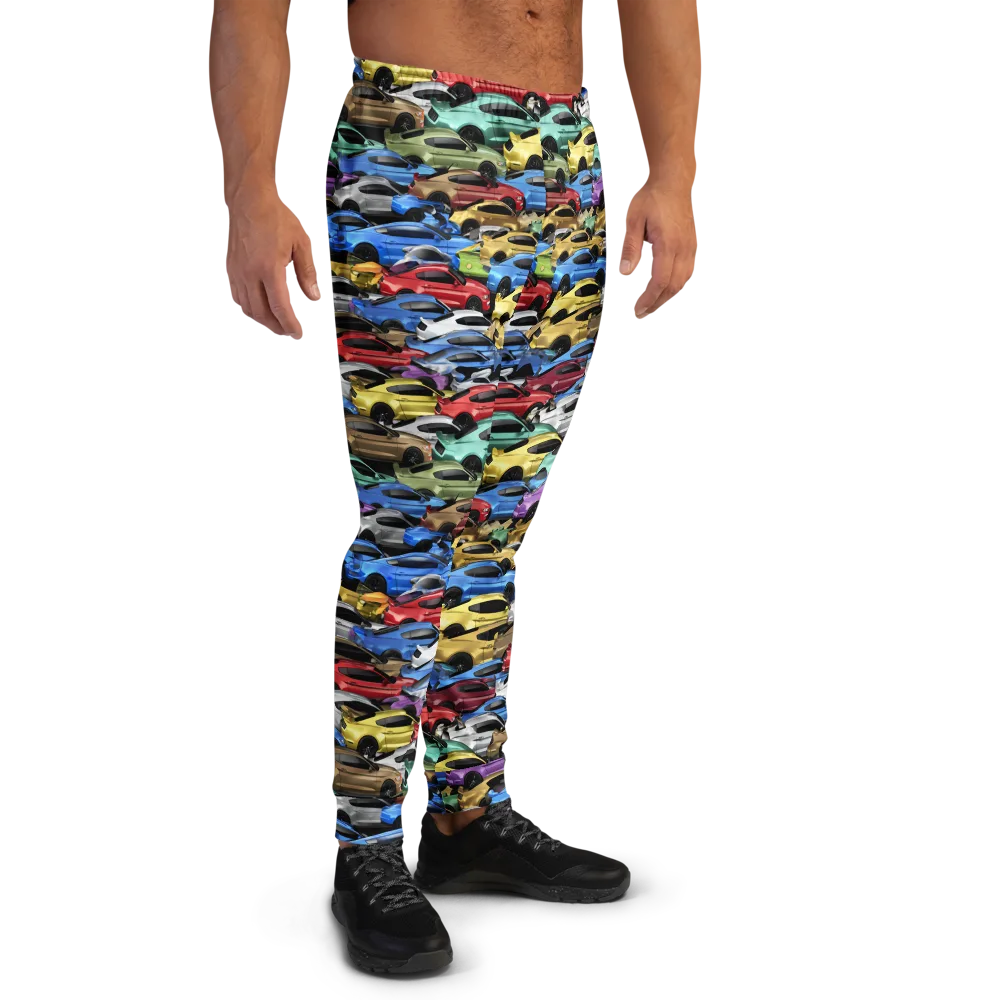 Neon Motorpool on Men's Joggers — Right