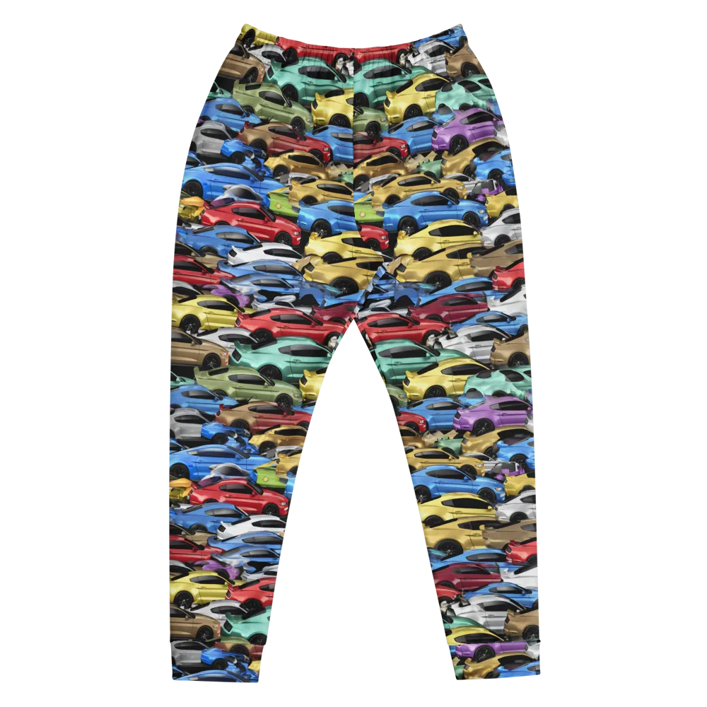 Neon Motorpool on Men's Joggers — Front