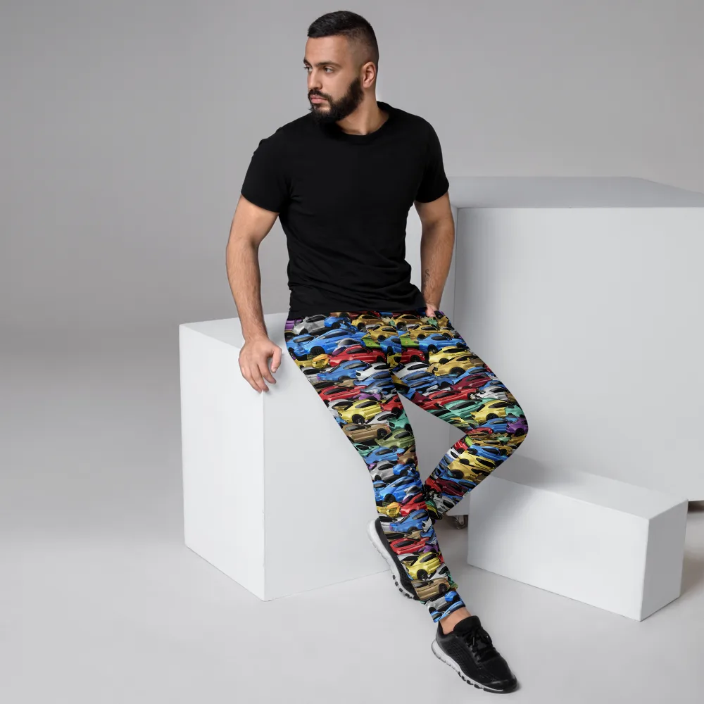 Neon Motorpool on Men's Joggers — Right