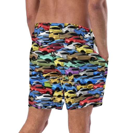 Neon Motorpool on a Swim Trunks