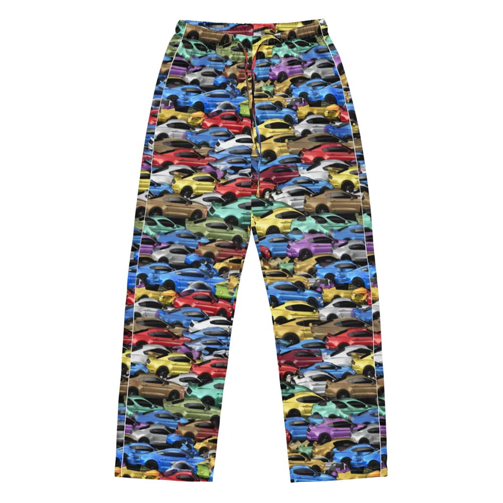Neon Motorpool on Women's Pajama Pants — Front