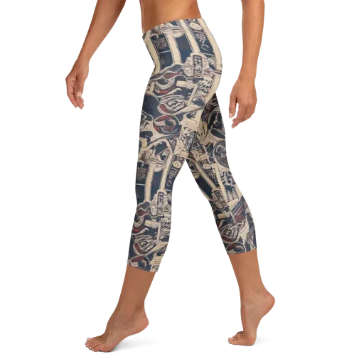 Crimson Reliquary on a Capri Leggings