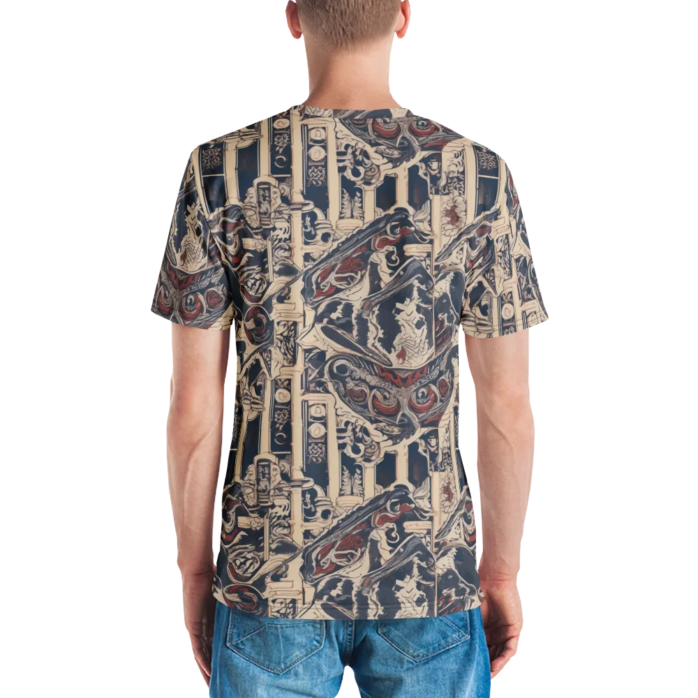 Crimson Reliquary on Men's Crew Neck T-Shirt — Back