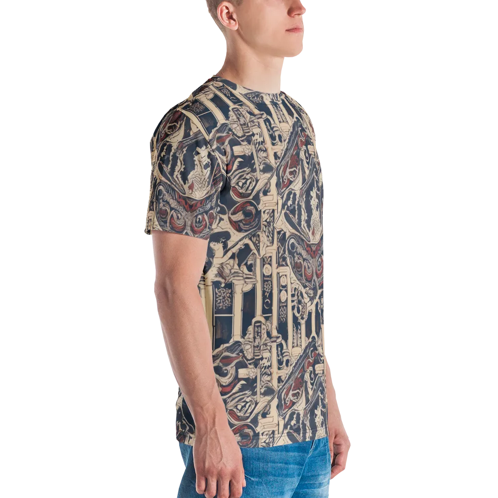 Crimson Reliquary on Men's Crew Neck T-Shirt — Right