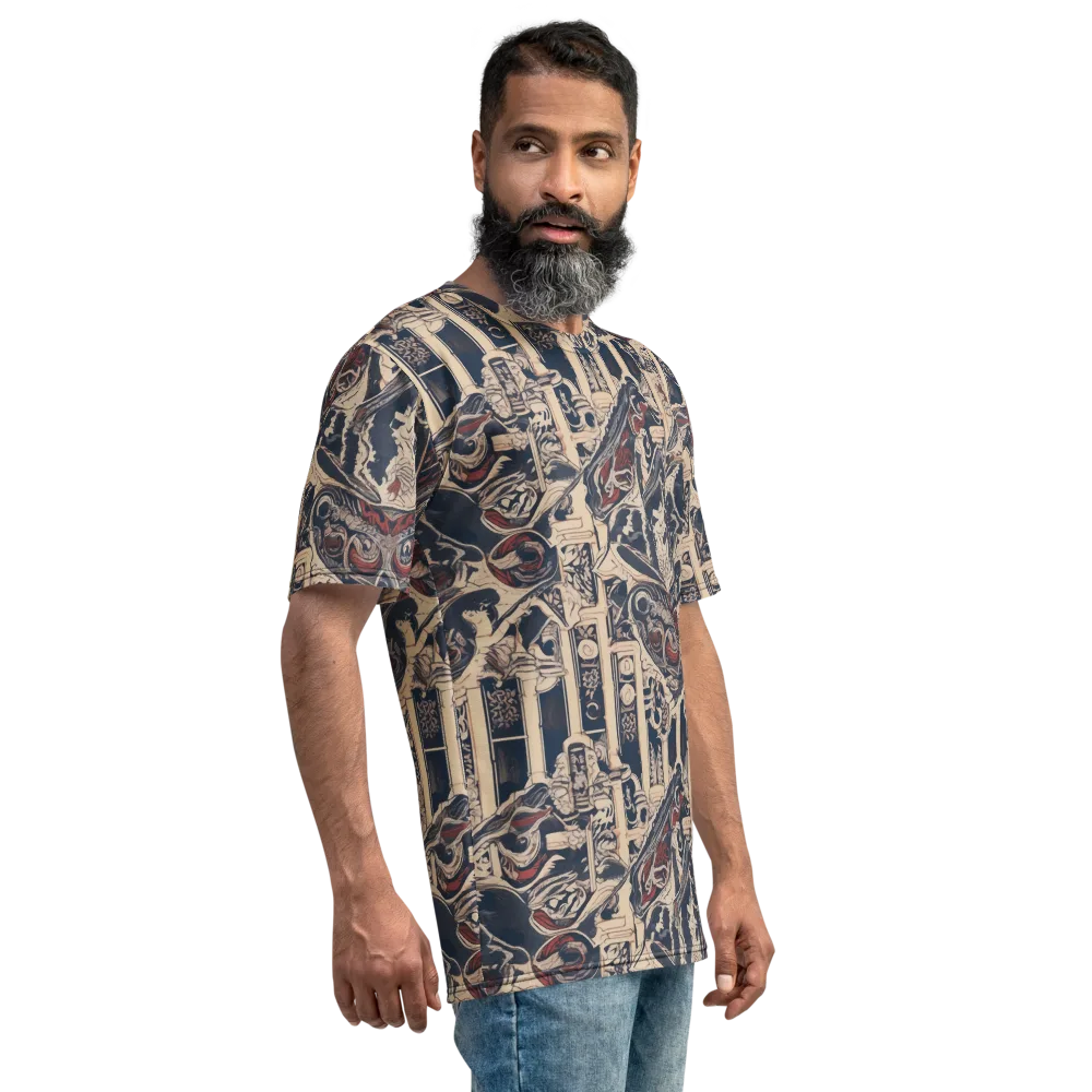 Crimson Reliquary on Men's Crew Neck T-Shirt — Right