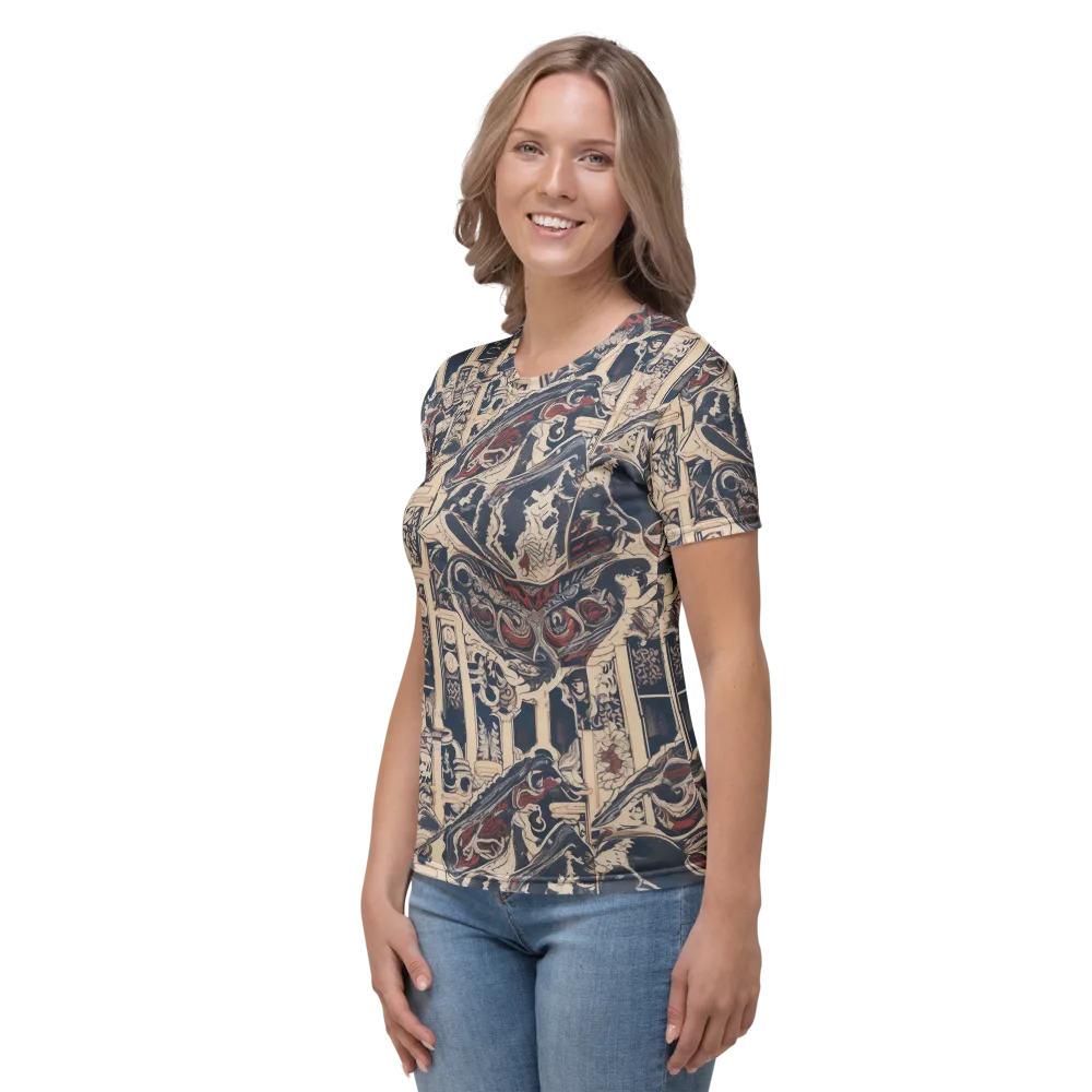 Crimson Reliquary on Women's Crew Neck T-Shirt — Left