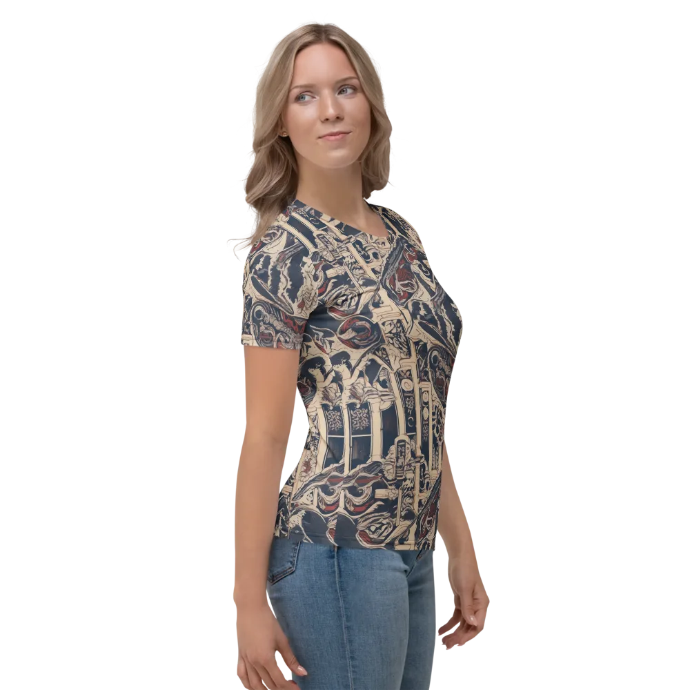 Crimson Reliquary on Women's Crew Neck T-Shirt — Right