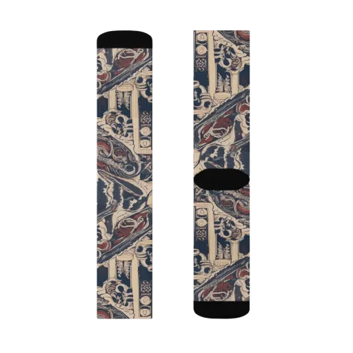 Crimson Reliquary on a Socks