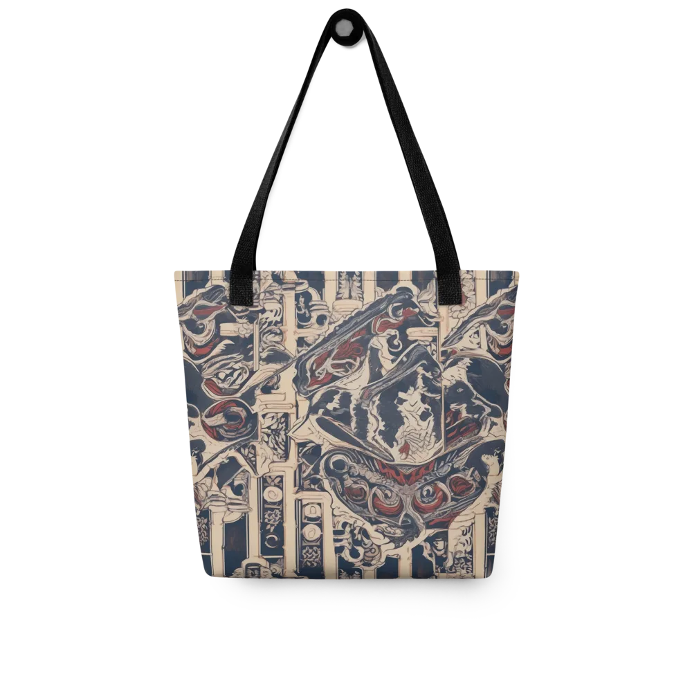 Crimson Reliquary on Tote Bag — Front