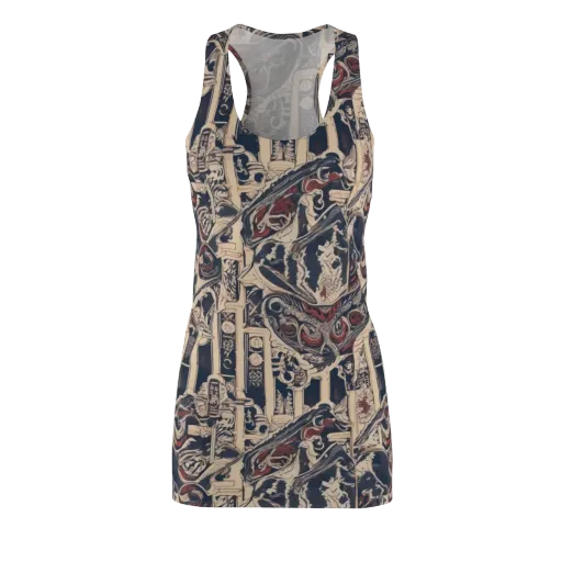 Crimson Reliquary on a Racerback Dress