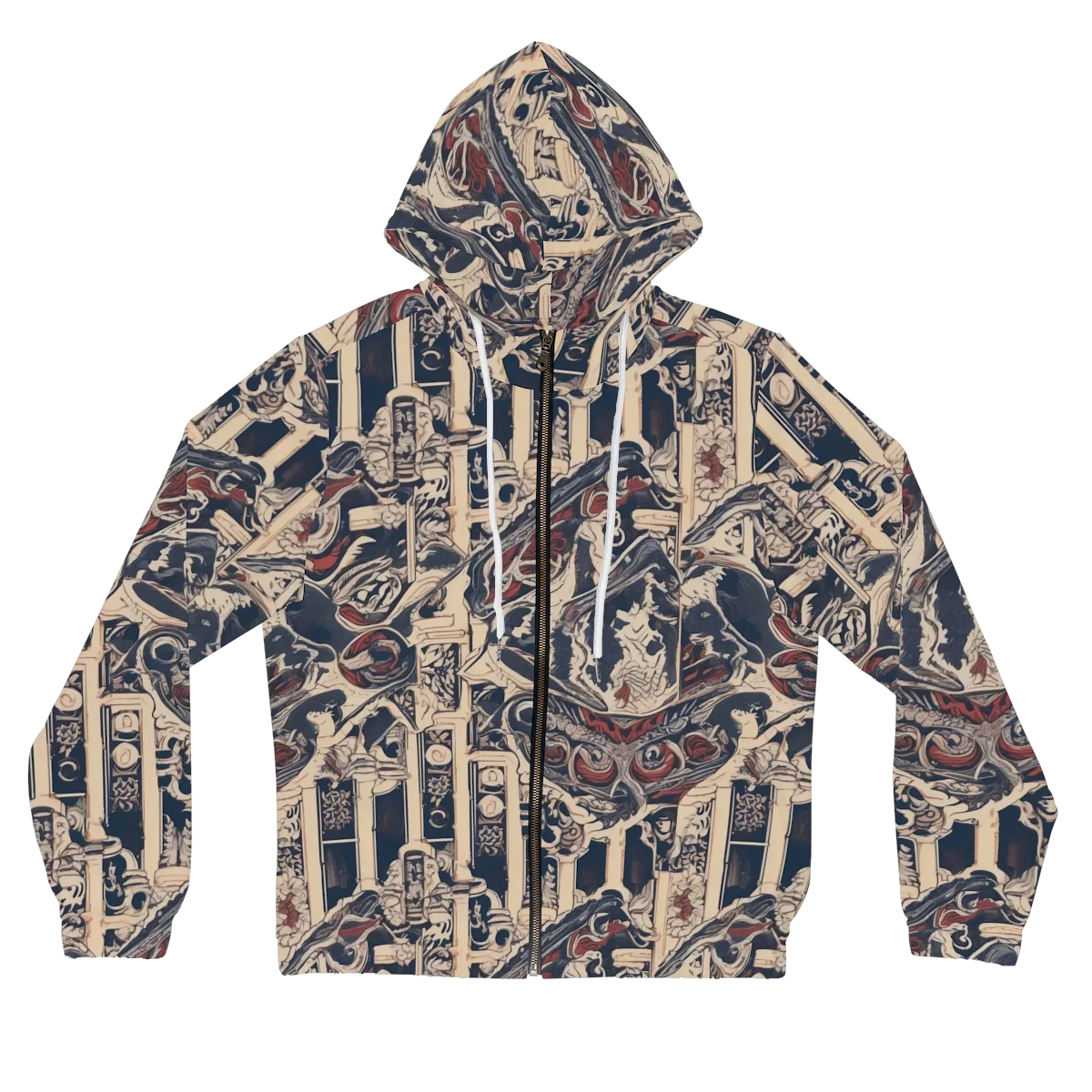 Crimson Reliquary on Women's Full-Zip Hoodie — Front