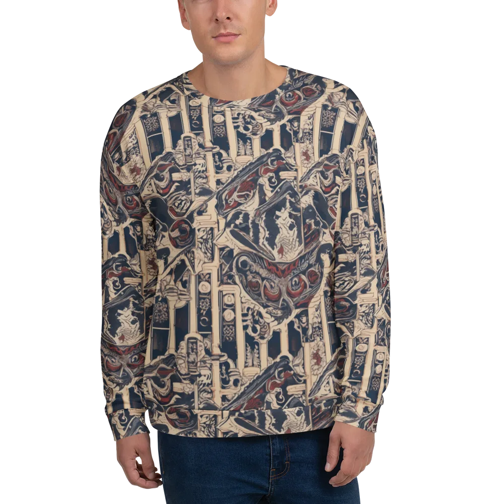 Crimson Reliquary on Sweatshirt — Front