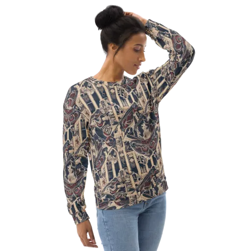 Crimson Reliquary on a Sweatshirt