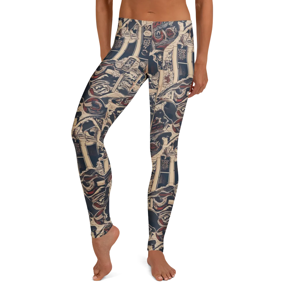 Crimson Reliquary on Leggings — Front