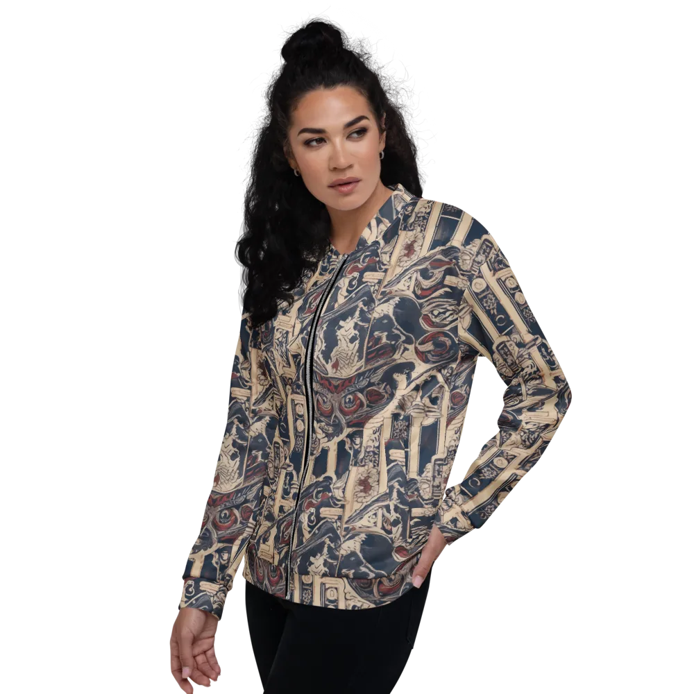 Crimson Reliquary on Bomber Jacket — Left