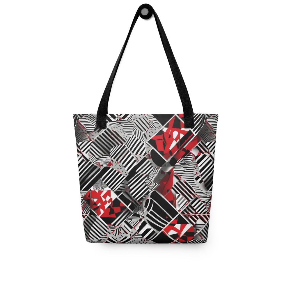 Striped Tectonics on Tote Bag — Front