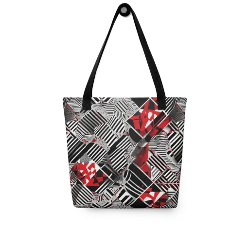 Striped Tectonics on a Tote Bag