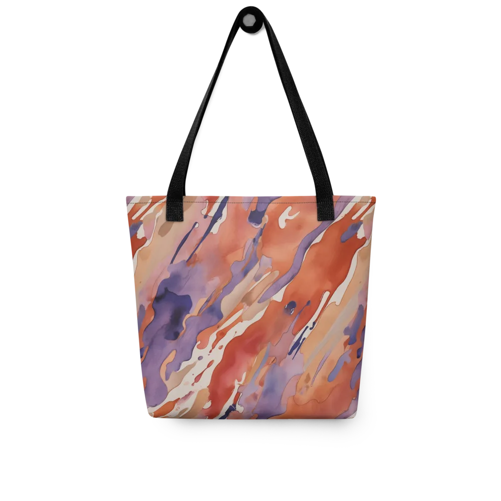 Painted Tides on Tote Bag — Front