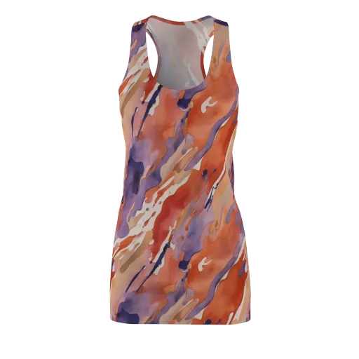 Painted Tides on a Racerback Dress