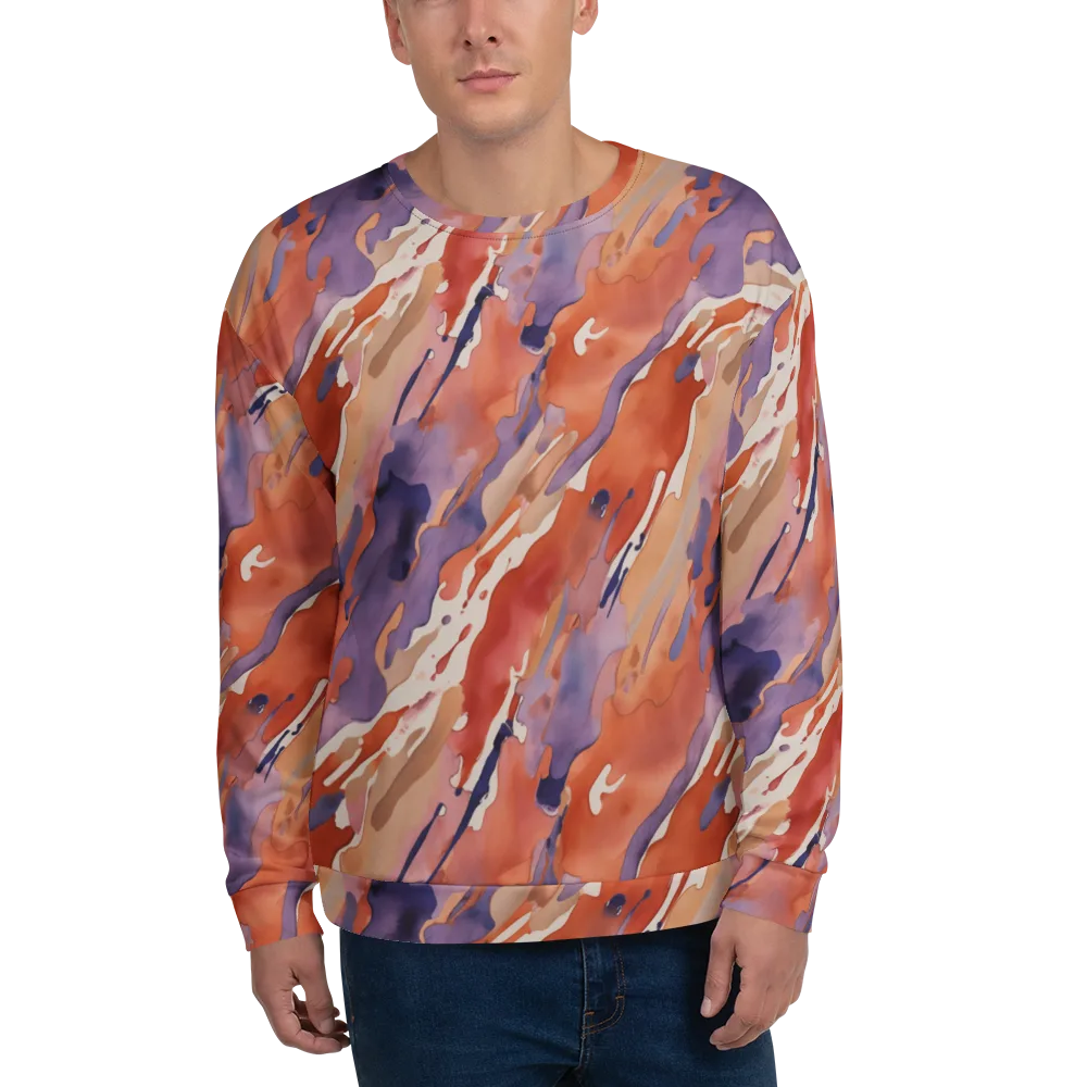 Painted Tides on Sweatshirt — Front