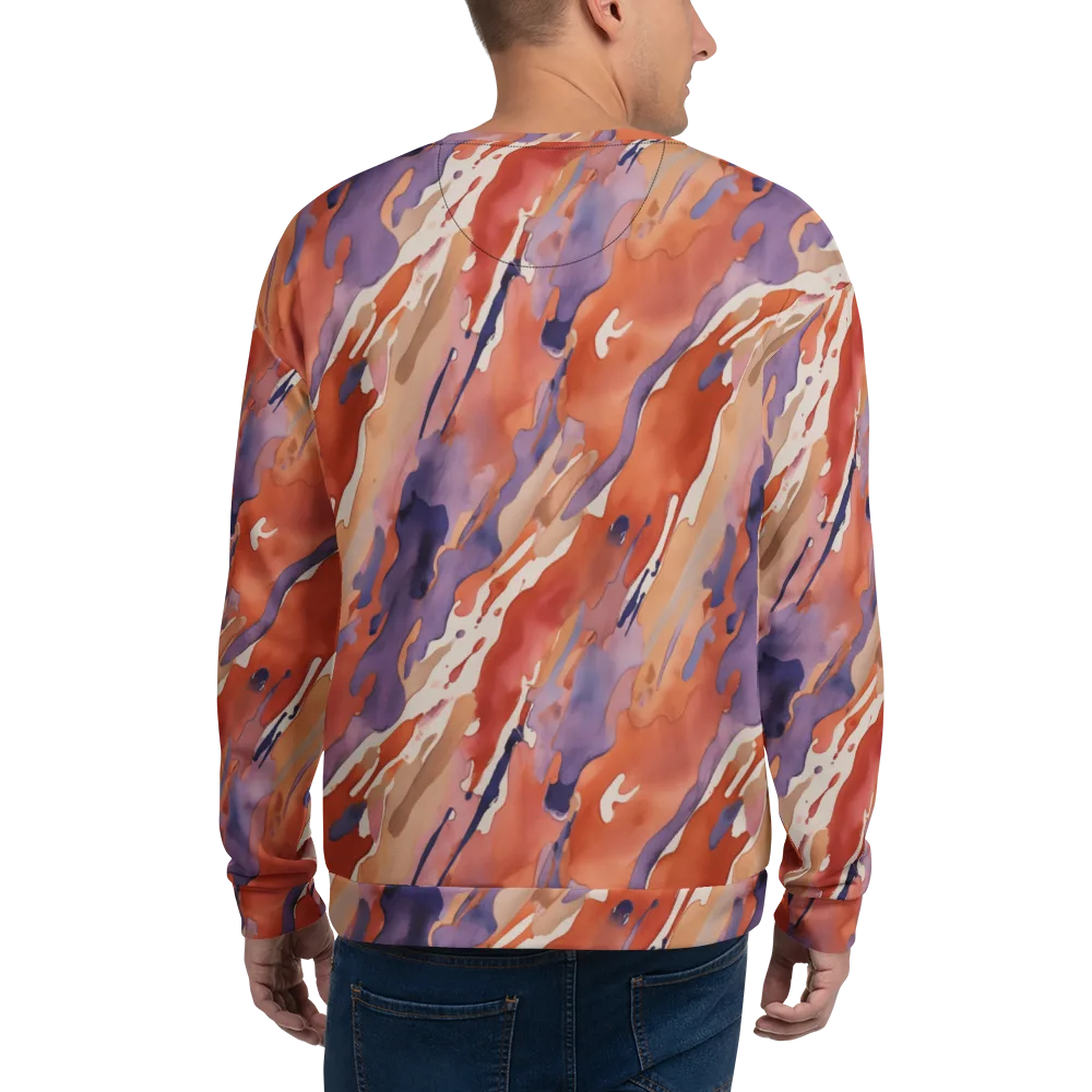 Painted Tides on Sweatshirt — Back