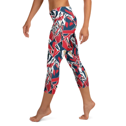 Crimson Shard on a Capri Leggings