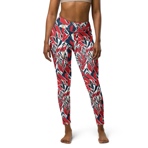 Crimson Shard on a Yoga Leggings
