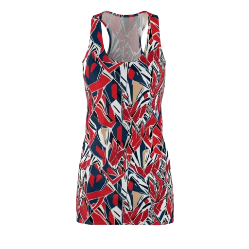 Crimson Shard on a Racerback Dress