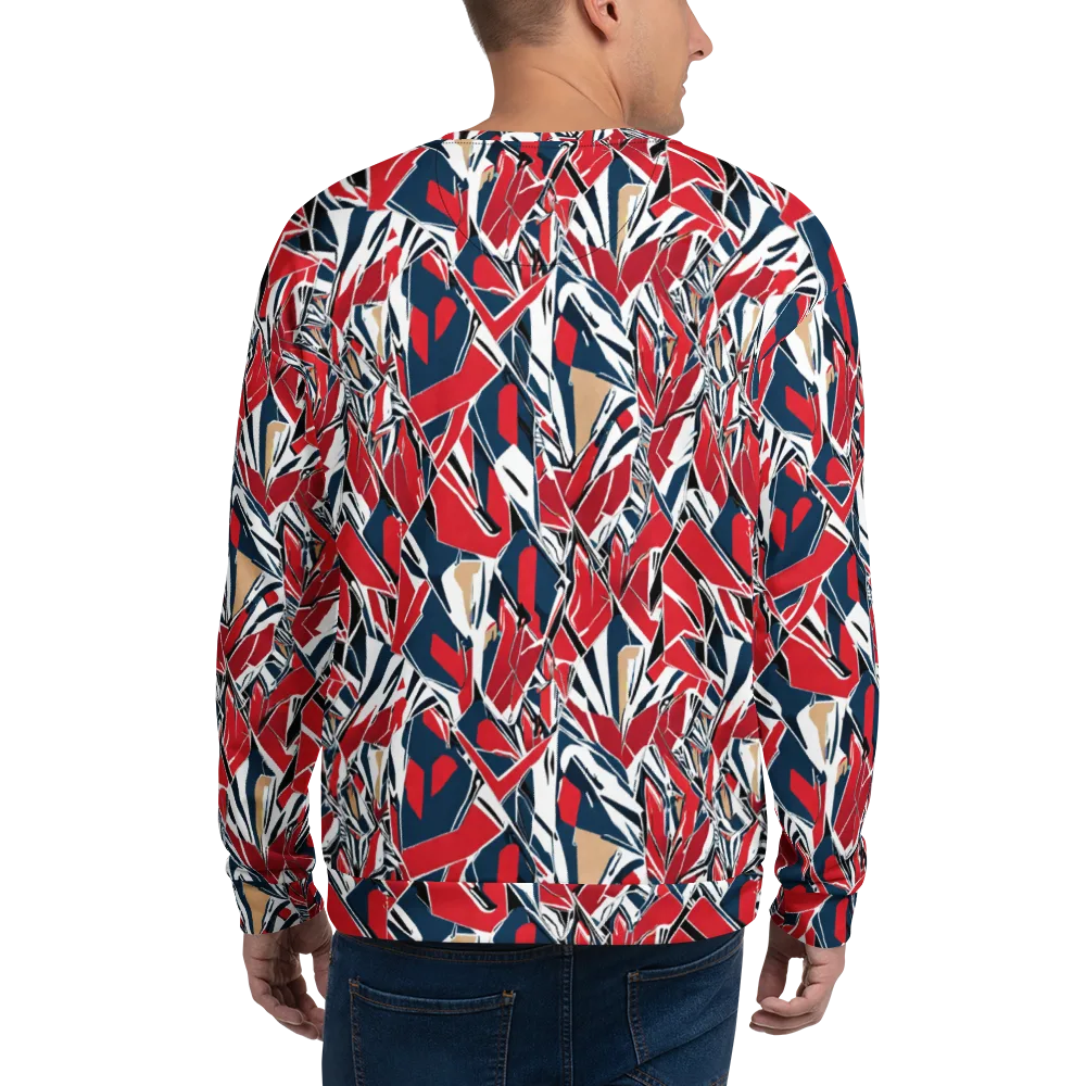 Crimson Shard on Sweatshirt — Back