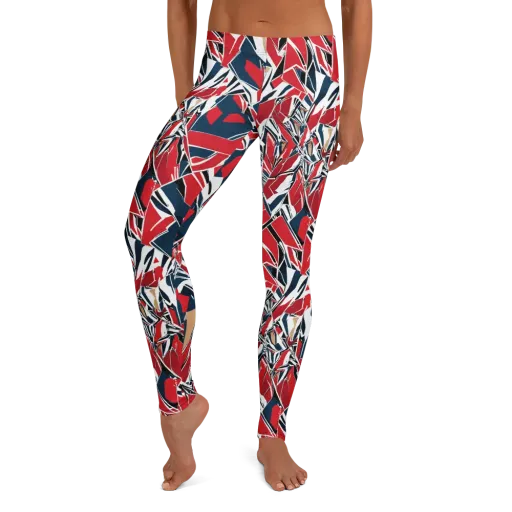 Crimson Shard on a Leggings